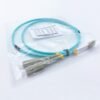 computer room connection low loss sc to lc multimode fiber patch cable 10gb 50um om3 150 fiber, duplex, 3.0mm 1mts aqua, 1pc/bag
