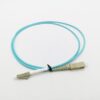 data center use stable lc to sc patch cord multimode, simplex mm 0m3 10g 50/125um aqua cable 3.0mm 1 mts, pvc sheath
