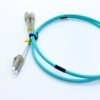 computer room connection low loss sc to lc multimode fiber patch cable 10gb 50um om3 150 fiber, duplex, 3.0mm 1mts aqua, 1pc/bag
