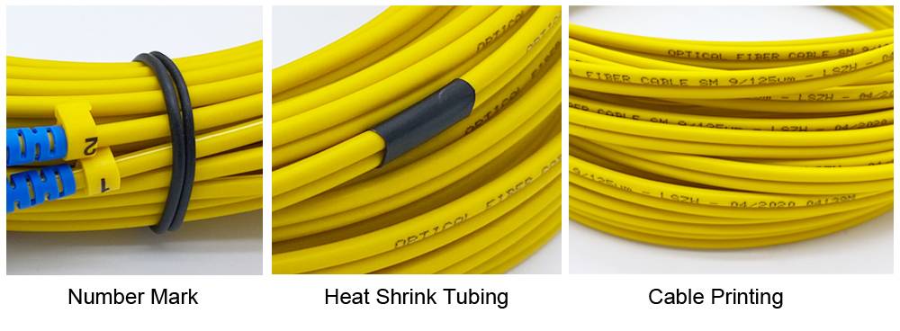 indoor short distance connection sc to lc single mode fiber patch cable duplex 3.0mm zipcord cable, 2 cores g.652d lszh jacket, 1m yellow
