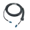 high shock, vibration, and mechanical resistance nsn uniboot lc to lc single mode fiber patch cable sm duplex, g657a2 lszh 5.0mm black, blue lc/upc connector