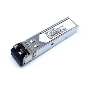 fiber switch / router use 1.25 g sfp transceivers 850nm wavelength, transmission distance 550m, lc duplex ports, om3 om4 cable, temperature 0~+70 ℃, 10pcs / box