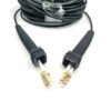 nsn boot lc lc multimode fiber patch cord, om1 om2 lc duplex connector, beige color; ftta cable 2 cores gyfjh 5.0mm lszh black, ip68 length 137, width:23mm