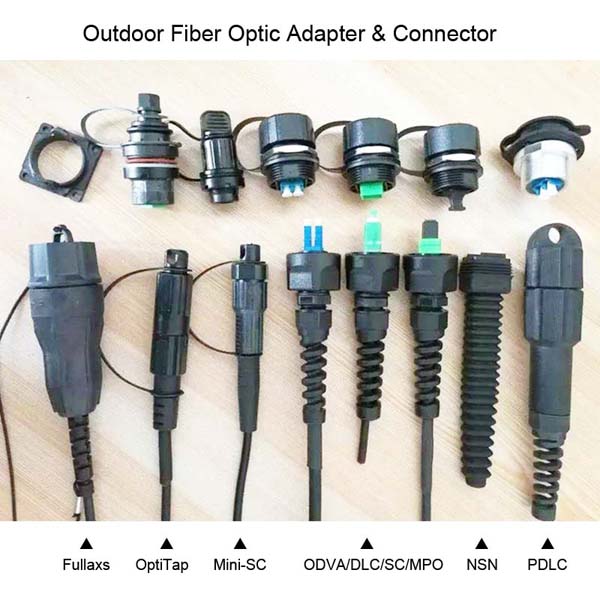 outdoor fiber optic cable pre terminated sc lc fc st patch cord with odc housing, metal protection, field tactical cable, armored cable 2 cores, single mode g657b3 lszh
