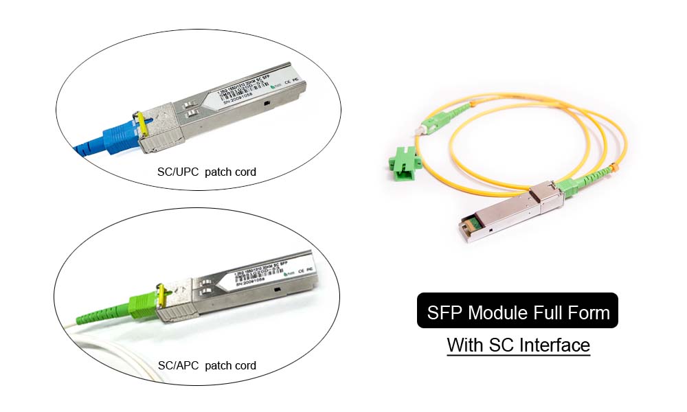 1.25g gigabit sfp module full form t1550 r1310 20km ddm sc commerical use for huawei, h3c wwitch, server, olt, low emi, stable signal transimission