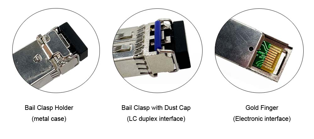 1.25gbps sfp optical transceiver 1310nm 20km lc commercial temperature 0~+70℃,single mode lc dual fiber interface, 1310nm transimission & receiving wavelength, 20km long reach