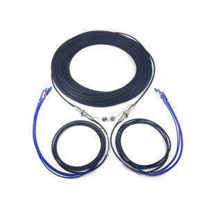 aerospace use pre terminated outdoor fiber optic cable 2 cores, outdoor fiber patch cord,odc male to odc female connectors, ip67 waterproof (copy)