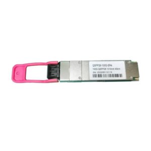 QSFP28-100G-ER4 hot pluggable qsfp28 form factor 100g transceiver 1310nm lc duplex interface, blue clasp,100gbps qsfp28 ZR4, 40km on smf, 0ºc ~ +70ºc, with ddm