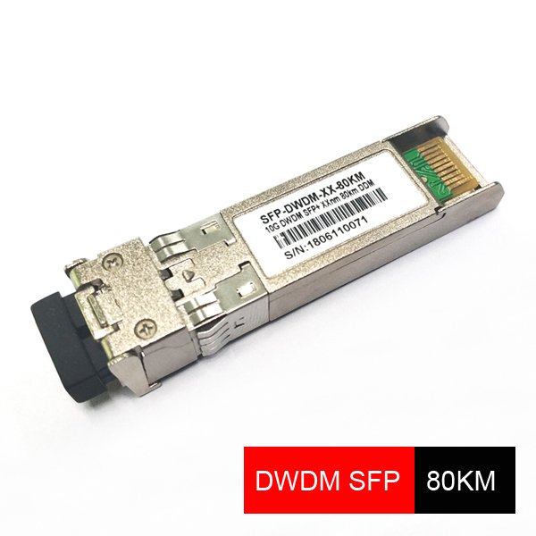 single mode 10g cwdm sfp+ transceiver from 1270nm to 1610nm, dual lc connector, 10km to 80km, compliance with ieee802.3a, sff 8472, sfp+ msa