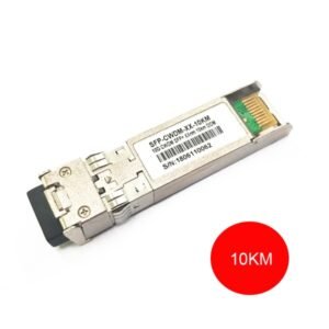single mode 10g cwdm sfp+ transceiver from 1270nm to 1610nm, dual lc connector, 10km to 80km, compliance with ieee802.3a, sff 8472, sfp+ msa