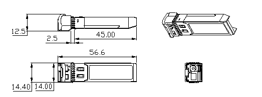 custom 10ge sfp+ transceiver module bidi 1270/1330nm lc single fiber single mode 10 km to 120km,lr, er, zr range, ddm, 40ºc to +85°c