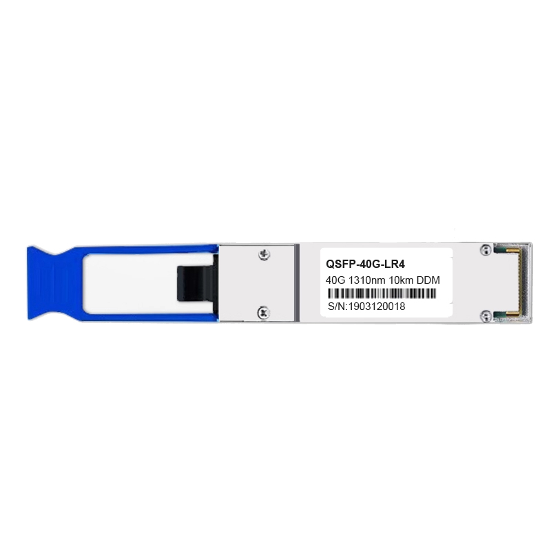 idc backbone network olt sfp module lc, single mode dual fiber 1310nm 10km 40g qsfp module ,qsfp+ module, blue clasp, ddm, luminous power: 7~2.3db, light collection sensitivity:< 13.5dbm, aruba, nokia, netgear compatible