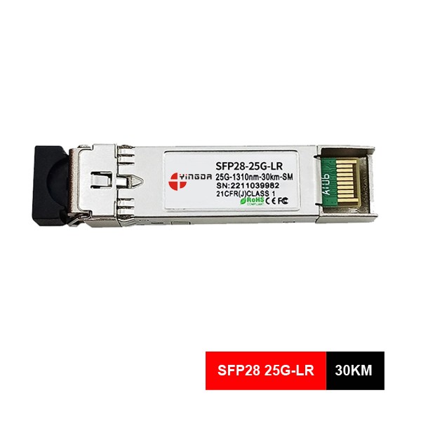 custom sfp 28 single mode pluggable transceiver optical fiber 1310nm from 2km to 30km, ddm